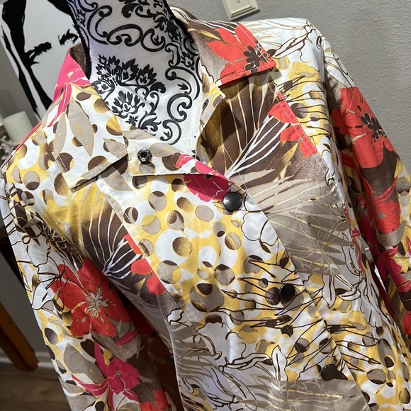 Chico’s Size 1 Small Blouse Jacket - Picture 2 of 7